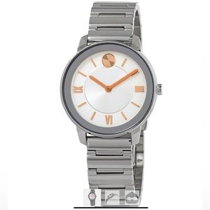 Movado Bold Silver-White Dial Ladies watch